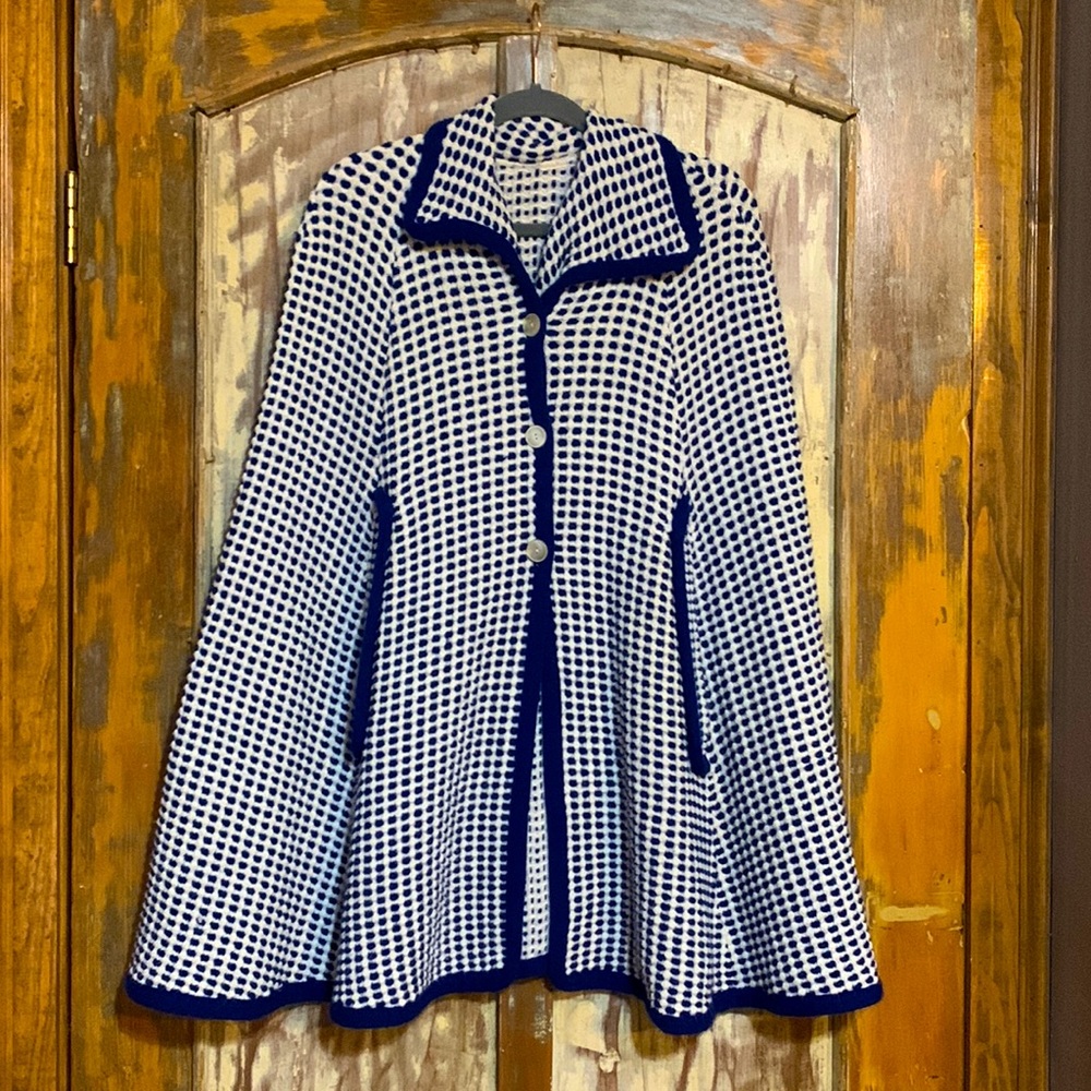Vintage Sweater Swing Coat